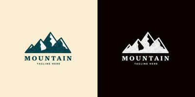 Berg Logo abstrakt Vektor Design. Logo Vorlage zum extrem Sport, Kletterer, Natur Abenteuer, Entdecker