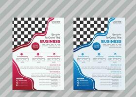 moderne Business-Flyer-Design-Vorlage vektor