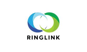 logotyp vektor oändlighet ringar gradering Färg minimalistisk begrepp symbol evighet design element teknologi förbindelse länk digital