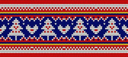 sticka skriva ut. jul sömlös mönster. vektor. röd stickat Tröja textur. uppsättning xmas vinter- geometrisk bakgrund. Semester rättvis ö traditionell ornament. ull pullover illustration. festlig virka vektor