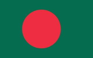 bangladesh nationell officiell flagga symbol, baner vektor illustration.