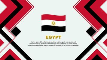 egypten flagga abstrakt bakgrund design mall. egypten oberoende dag baner tapet vektor illustration. egypten baner