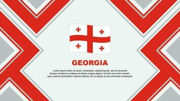 georgien flagga abstrakt bakgrund design mall. georgien oberoende dag baner tapet vektor illustration. georgien vektor