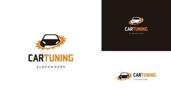 Logo zum Auto Reparatur Geschäft, Auto Symbol kombinieren mit Zahn Ausrüstung Logo Konzept vektor