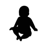 süß Baby Silhouette Vektor Design zum Verkauf