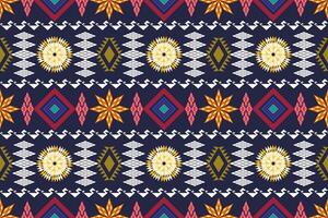 geometriska etniska orientaliska traditionell konst pattern.figure tribal broderi style.design för bakgrund, tapeter, kläder, inslagning, tyg, element,, vektorillustration. vektor