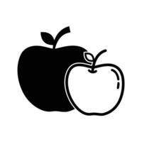 Apple-Vektor-Symbol vektor