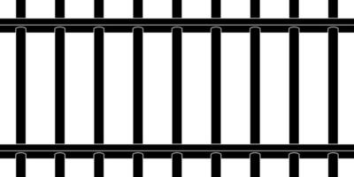 3d Metall Gefängnis Riegel nahtlos Muster vektor