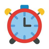 Alarm Uhr Vektor eben Symbol zum persönlich und kommerziell verwenden.