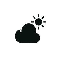 Wetter Symbol isoliert auf Weiß Hintergrund vektor