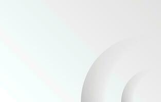 premie vit abstrakt kurva bakgrund, minimalistisk begrepp. vit cirkel lutning mönster bakgrund med ljus rader för reklam, företag, företags, presentation. vektor illustration