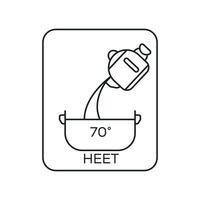 bryggning blad te. plats te blad i tekanna, Lägg till kokande vatten, vänta för få minuter. matlagning riktning för varm ört- dryck. platt linje vektor illustration och ikoner