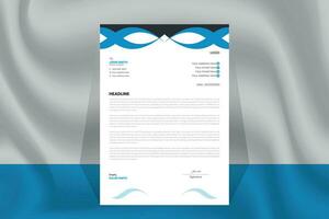 Corporate Business Letter Head Design-Vorlage vektor