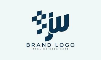 brev jm logotyp design vektor mall design för varumärke.