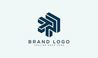 brev pt logotyp design vektor mall design för varumärke.