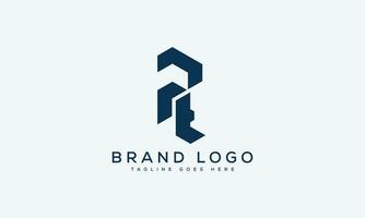 brev pt logotyp design vektor mall design för varumärke.
