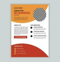 Corporate Business Flyer Design-Vorlage vektor