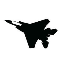 modern f15 Düsenjäger Symbol Silhouette vektor