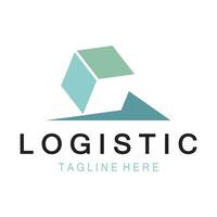 logistik logo symbol illustration vektor design verteilung symbol lieferung von waren wirtschaft finanzen