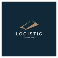 logistik logo symbol illustration vektor design verteilung symbol lieferung von waren wirtschaft finanzen