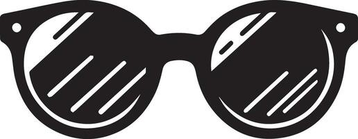 Sonnenbrille Vektor Silhouette schwarz Farbe 8
