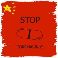 Coronavirus. Vektorillustration des Problems des Coronavirus vektor