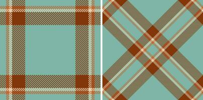 Muster Tartan Plaid von Textil- Hintergrund Stoff mit ein Textur prüfen Vektor nahtlos.