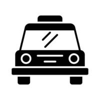 ein Symbol von Taxi im modisch Stil, lokal Transport Automobil vektor