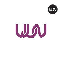 brev wun monogram logotyp design vektor