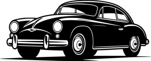 Auto, schwarz und Weiß Vektor Illustration