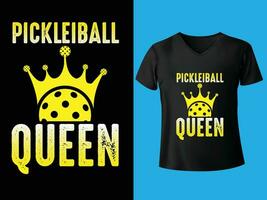 pickleball Citat beställnings- t-shirt design illustratör vektor