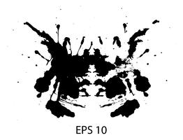 Rorschach inkblot test slumpmässig abstrakt bakgrund