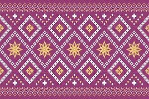 rosa traditionell etnisk mönster paisley blomma ikat bakgrund abstrakt aztec afrikansk indonesiska indisk sömlös mönster för tyg skriva ut trasa klänning matta gardiner och sarong vektor