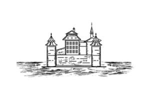 seeburg schloss abbildung vektor