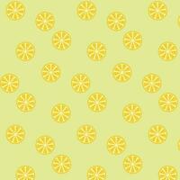 Zitrone Obst Muster Design vektor