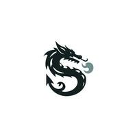 Drachen Vektor Icon Illustration Design Logo Vorlage