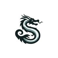 Drachen Vektor Icon Illustration Design Logo Vorlage