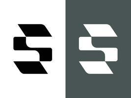 s-Brief-Logo-Design vektor