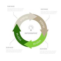 verschiedene Business-Infografik, Infografik-Diagramm, Vektor-Infografik-Elemente vektor