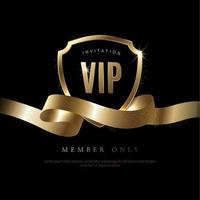 Luxus VIP Einladungen und Coupon Hintergründe vektor