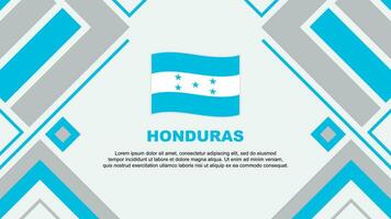 honduras flagga abstrakt bakgrund design mall. honduras oberoende dag baner tapet vektor illustration. honduras flagga