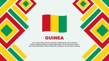 guinea flagga abstrakt bakgrund design mall. guinea oberoende dag baner tapet vektor illustration. guinea