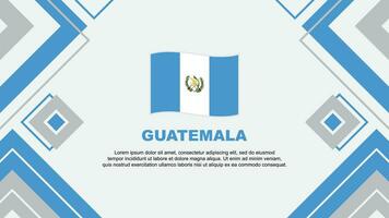 Guatemala Flagge abstrakt Hintergrund Design Vorlage. Guatemala Unabhängigkeit Tag Banner Hintergrund Vektor Illustration. Guatemala Hintergrund