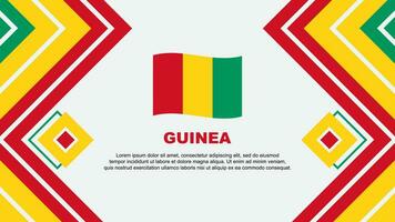 guinea flagga abstrakt bakgrund design mall. guinea oberoende dag baner tapet vektor illustration. guinea design