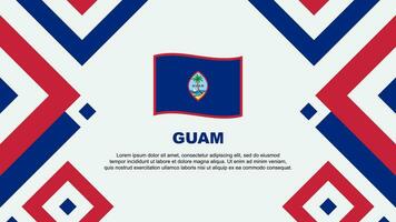 guam flagga abstrakt bakgrund design mall. guam oberoende dag baner tapet vektor illustration. guam mall