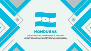 Honduras Flagge abstrakt Hintergrund Design Vorlage. Honduras Unabhängigkeit Tag Banner Hintergrund Vektor Illustration. Honduras Illustration