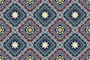 ethnisch Zahl aztekisch Stickerei Stil. geometrisch Ikat orientalisch traditionell Kunst Musterdesign zum ethnisch Hintergrund, Hintergrund, Mode, Kleidung, Verpackung, Stoff, Element, Sarong, Grafik, Vektor Illustration