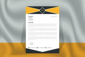 Corporate Business Letter Head Design-Vorlage vektor