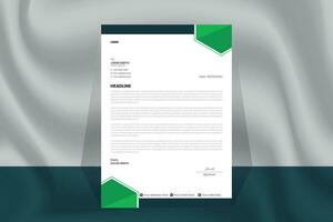 Corporate Business Letter Head Design-Vorlage vektor