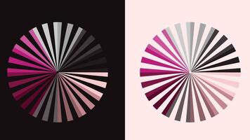 abstarct spiral vriden prickad runda virvel stil lila Färg bakgrund vektor
